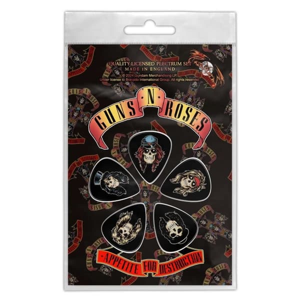 GUNS N' ROSES PLECTRUM PACK - APPETITE FOR DESTRUCTION | CDON