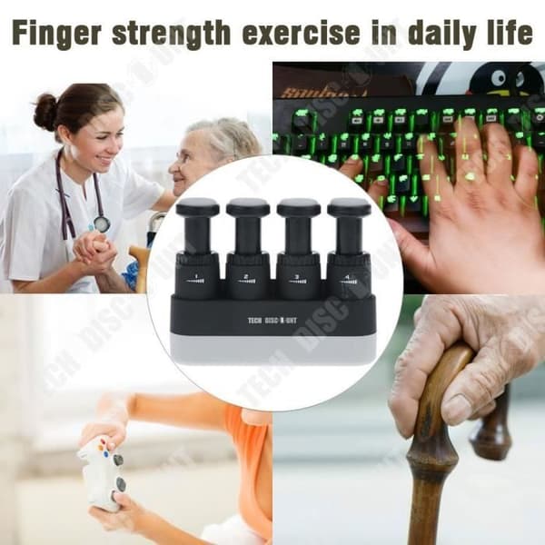 TD® finger hand muskel tränare gitarr piano tränare musikinstrument motionär tillbehör stärkande bas saxofon