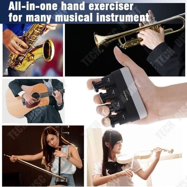 TD® finger hand muskel tränare gitarr piano tränare musikinstrument motionär tillbehör stärkande bas saxofon