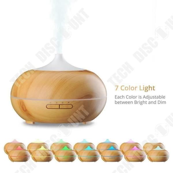 TD® Portable Ultrasonic Luftfuktare 330ml / Aroma Cool Mist / Aromaterapi Eteriska oljor Dimdiffusor /