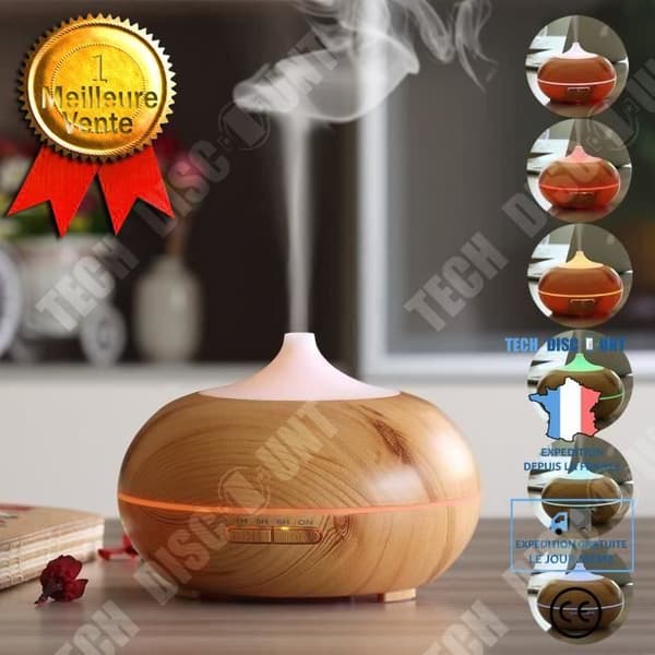 TD® Portable Ultrasonic Luftfuktare 330ml / Aroma Cool Mist / Aromaterapi Eteriska oljor Dimdiffusor /