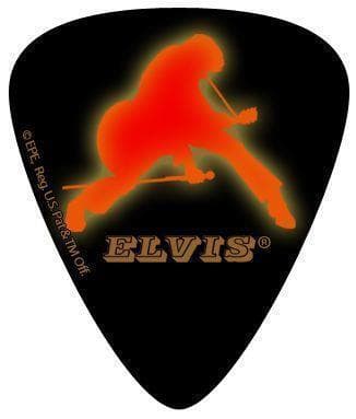 Plektrum Elvis röd 10-pack