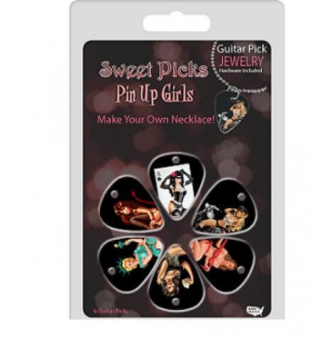 Plektrum- Pinup girls- DIY Halsband 6-pack