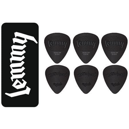 Mediators - DUNLOP MHPT02 - Förpackning med 6 mediators Lemmy Signature Picks - 1.14 Upphöjd grepp