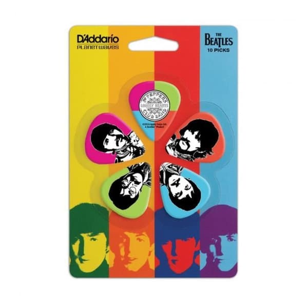 D'Addario 1CWH6-10B6 - 10 gitarrval The Beatles Sgt. Pepper's - Tung