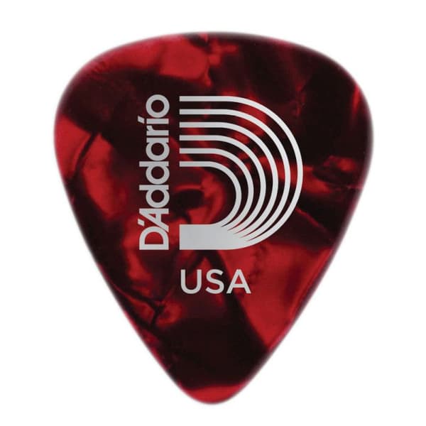 Planet Waves Red Planet Waves Picks, paket med 10, extra tunga