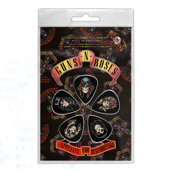 Guns N' Roses Appetite For Destruction Guitar picks One Size