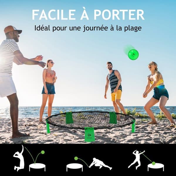 Sportspel - Dunlop - Spyderball - Komplett set - 2 lag om 2 - Från 6 år