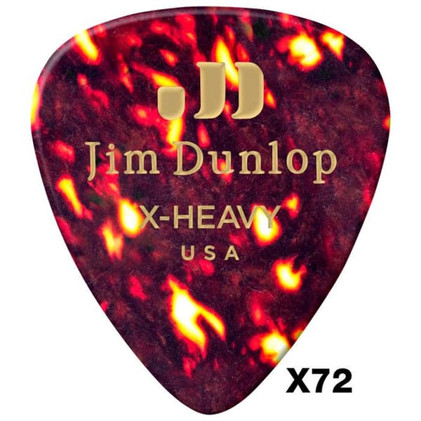Dunlop 483R05XH Äkta Celluloid Classic Écaille Extra tung x72