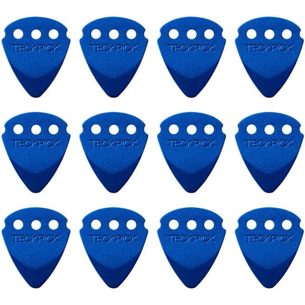 Dunlop 467RBLU Teckpick Standard Blå Sachet med 12 Plektrum
