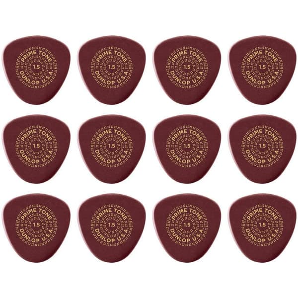 Dunlop 515R150 Primetone Semi-Rond Slät 1,50 mm Förpackning med 12