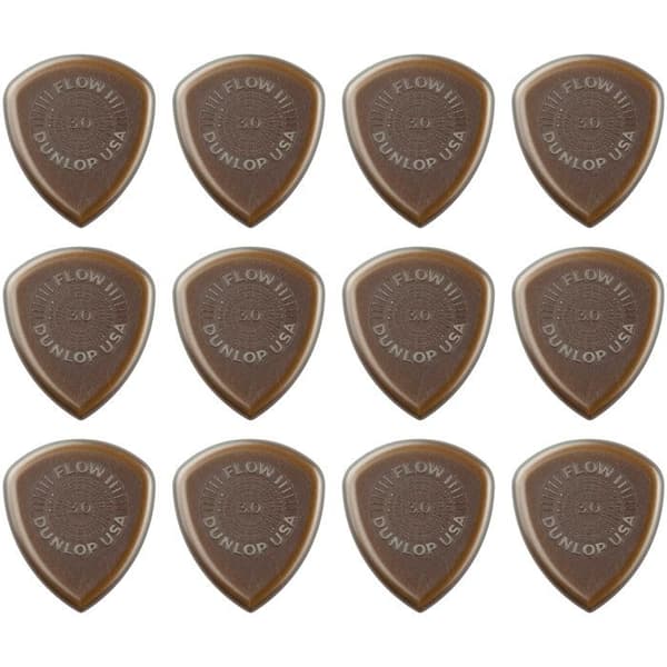 Dunlop 547R300 Flow Jumbo Grip 3,00 mm Paket med 12 Plektrum
