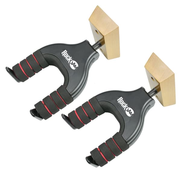 RockJam Väggfäst Gitarrhängare - 2 pack