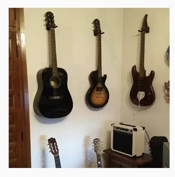 Guitar ophæng - Vægbeslag til guitar og bas