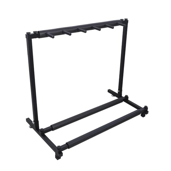 Gitarrställ, Multi-Gitarrutställning, Robust Järnbyggnad,Svart