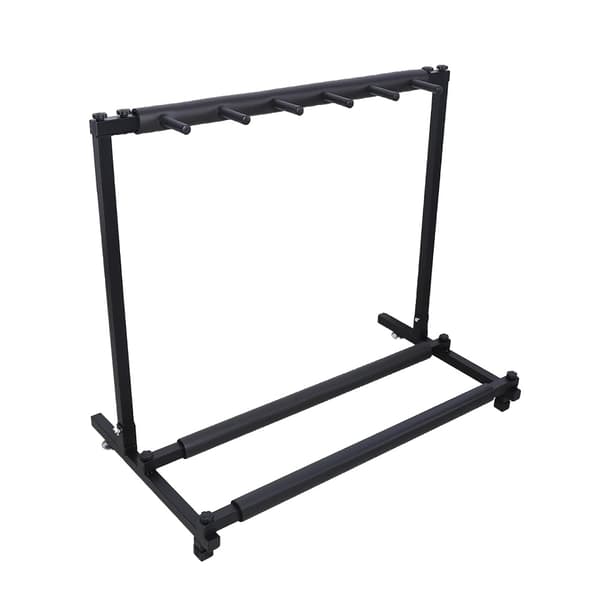 Gitarrställ, Multi-Gitarrutställning, Robust Järnbyggnad,Svart