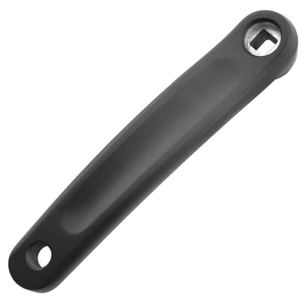 Prowheel aluminium fyrkantsnav vänster vev - svart - 175 mm