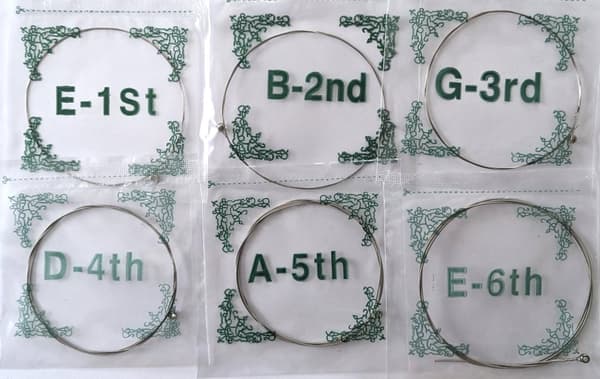 3 set elgitarrsträngar. GA-E30-SL