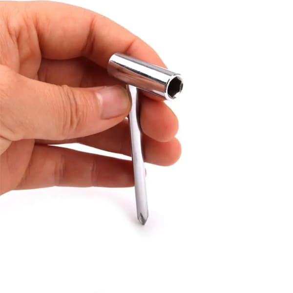 INF Metall Truss Rod Box skiftnyckel för gitarr 6,35 mm yttre dia boxnyckel