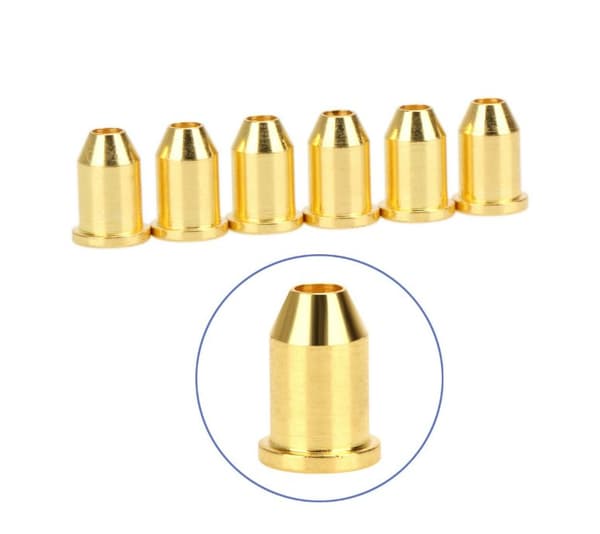 INF Strengholder for elektrisk gitar (6-pakning) Gull