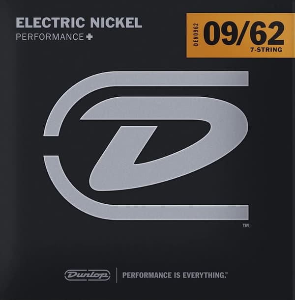 Dunlop 7-strängad Elektrisk Nickel Wound 9-62 (DEN0962)