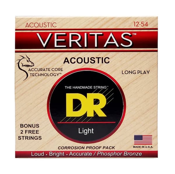 DR Veritas Phosphor Bronze -kielet akustiselle kitaralle 12-54 VTA-12