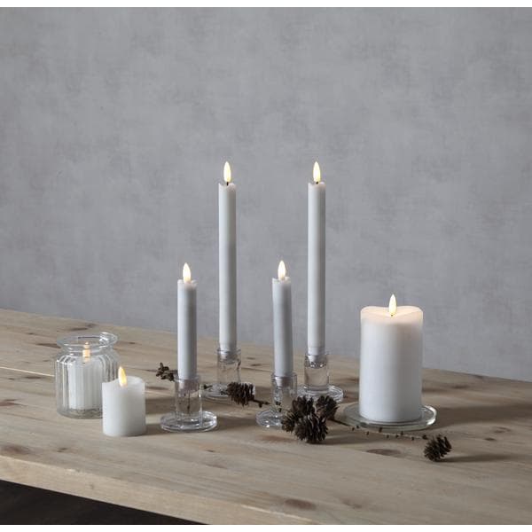 LED Antikljus 2-pack Flamme