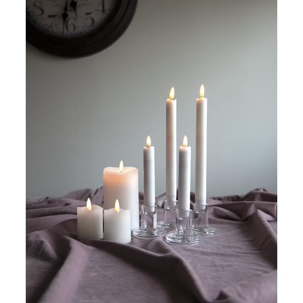 LED Antikljus 2-pack Flamme