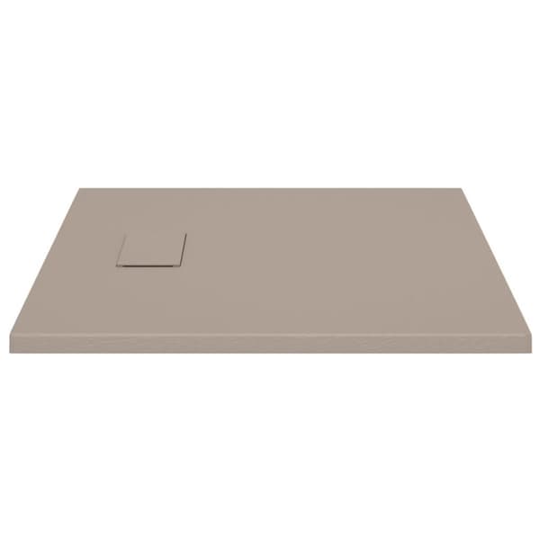vidaXL brusekar 80x80 cm SMC brun