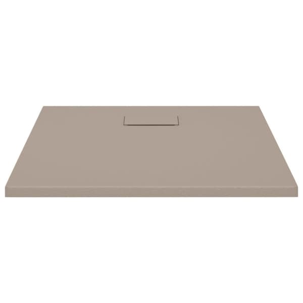 vidaXL brusekar 80x80 cm SMC brun