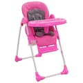 Miniatyrbillede 1 af 9: vidaXL højstol pink og grå