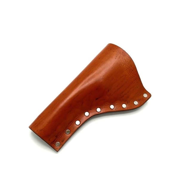 JJ Custom Works - Colt .45 Peacemaker Holster - Right - 4.75" - LightBrown - Plain - Nickel Studs