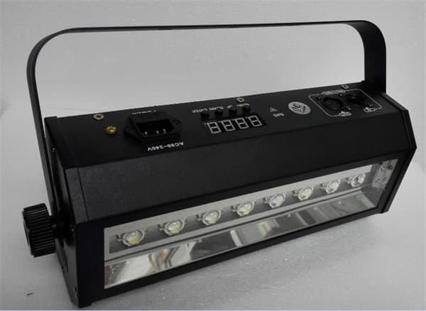 200W LED Strobe Light, 8st LED, DMX-kontrolllägen