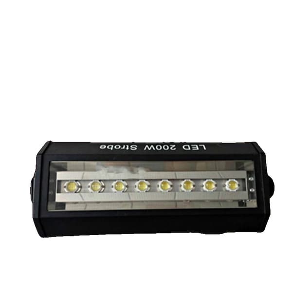 200W LED Strobe Light, 8st LED, DMX-kontrolllägen