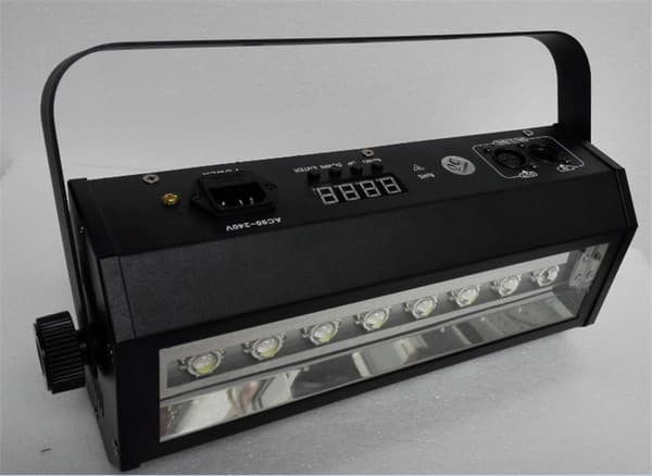 200W LED Strobe -valo, 8 kpl LED, DMX-ohjaustilat