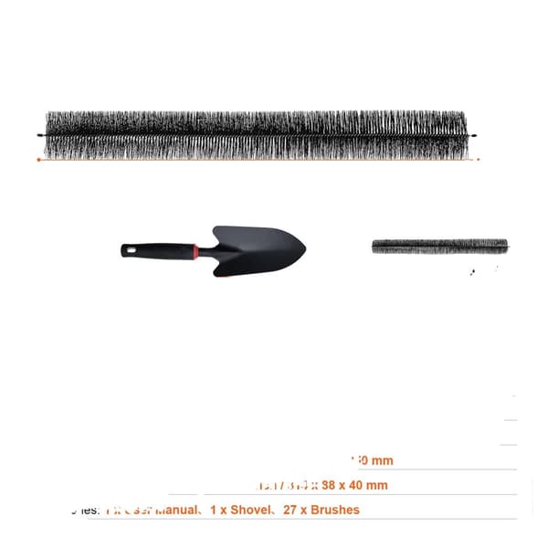 Ränndammsborste, 30 fot total längd, 4,33 tum i diameter,4.33in27pc80ft
