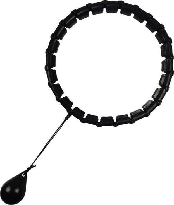 Cerceau för rytmisk gymnastik Noname - 1040653 - Hula hoop med massör och vikt, svart