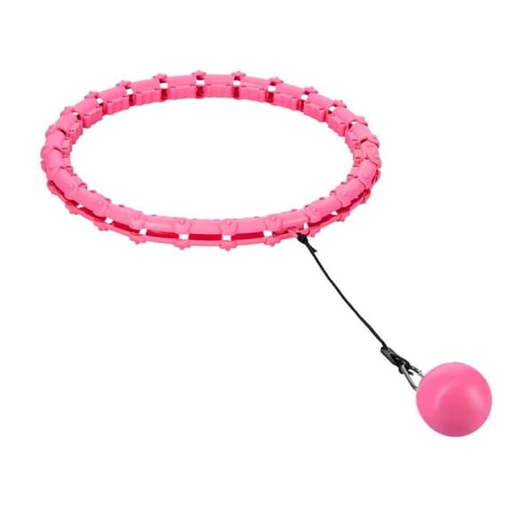 Cerceau Hula Hop - One Fitness - OHA02 - Rosa - Justerbar - Med vikt
