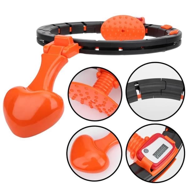 KF‑J0062 Smart Fitness Träningsbåge Justerbar midja bantningscirkel Sportutrustning-CWU