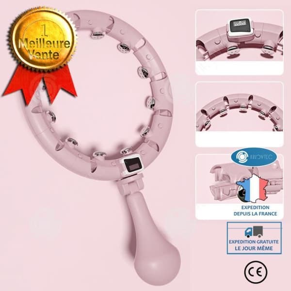 INN® Smart båge Automatisk räkning Lata slingor Hemmabantningsmassage Fitness Hula hoop som inte faller av ro