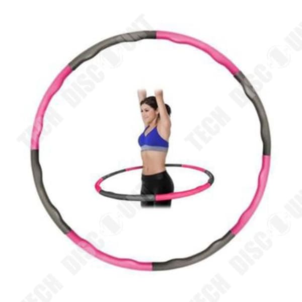 TD® 8 sektioner viktad avtagbar skumbåge Hula-båge Träningsbåge diameter 100 cm