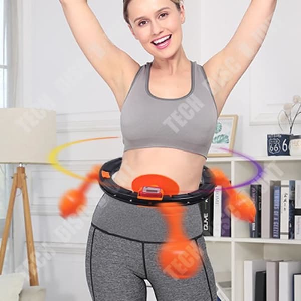TD® Smart Hula Hoop Automatisk räkning Avtagbar Fitness Viktminskning och kroppsbantning Smart Exercise Hoop