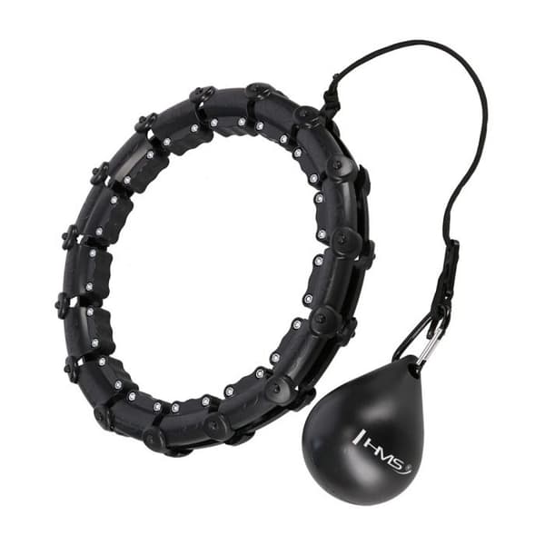 Fitnessring - HMS - HHW11 GT - Justerbar - Med vikter - Svart