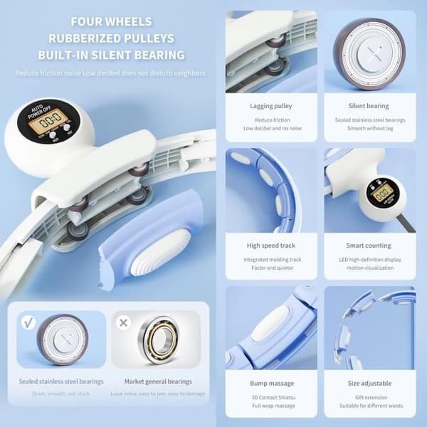 Intelligent vikthantverk - K-MART - Träning - Automatisk 360° massage - Viktminskning - Vuxen