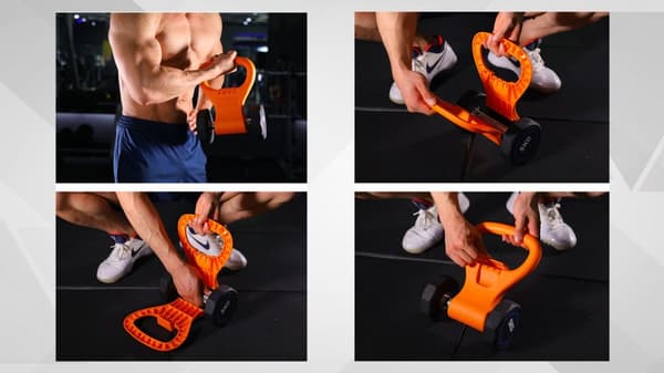 KETTLEBELL-käsipainotelineen voimaharjoitteluharjoitukset