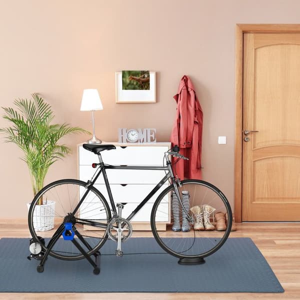 Relaxdays Sportmatta, 60x60 cm, set om 8, EVA, total yta 3 m², skydd, för träningsutrustning, grå