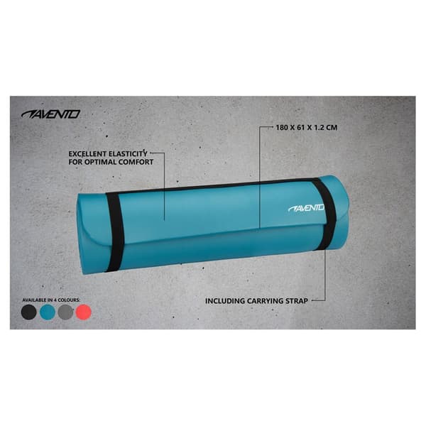 Avento Matta Nbr Fitness/yoga Blå 183 x 61 cm