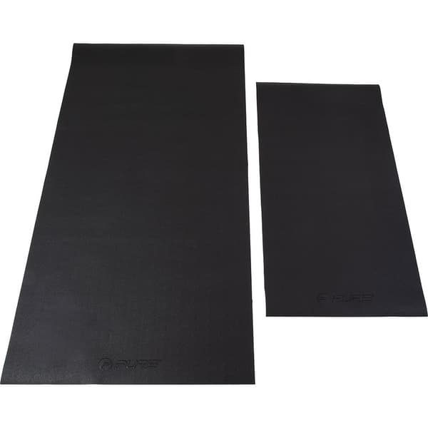 Pure2improve Måtte Sort 200 x 100 x 0.6 cm