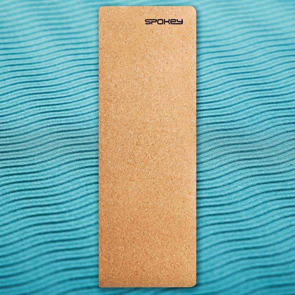 Spokey Måtte Savasana Beige,Blå 180x60x0.4 cm