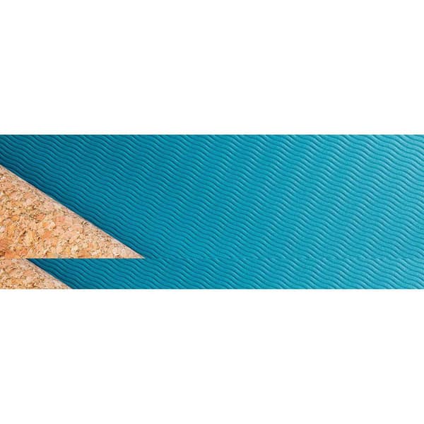 Spokey Måtte Savasana Beige,Blå 180x60x0.4 cm